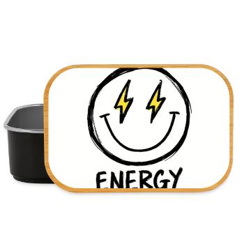 Lightning Smile Energy Tee - Lunch Box - Schwarz - Vorne
