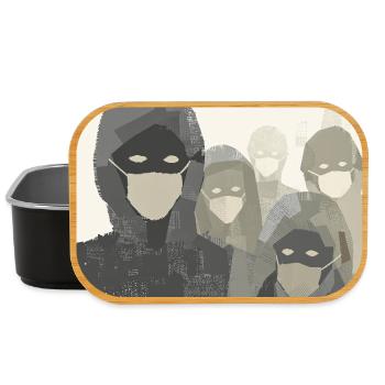 Masked Collective 2020 - Lunch Box - black - Front