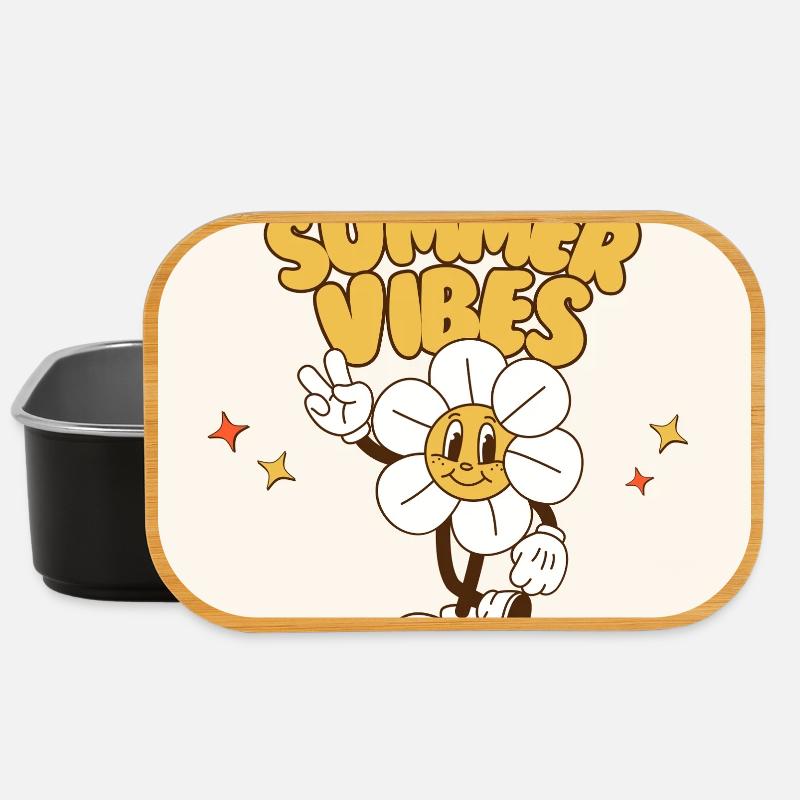 Sommer Vibes Design - Lunch Box - Schwarz
