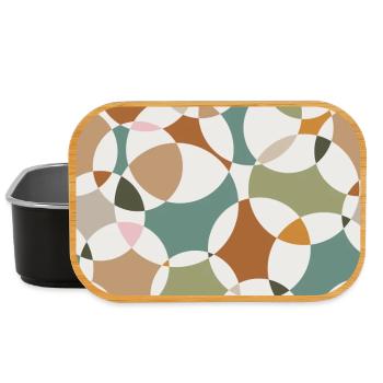 Kreisgeometrie - Lunch Box - Schwarz - Vorne