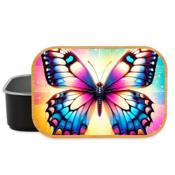 Schmetterling - Lunch Box - Schwarz - Vorne