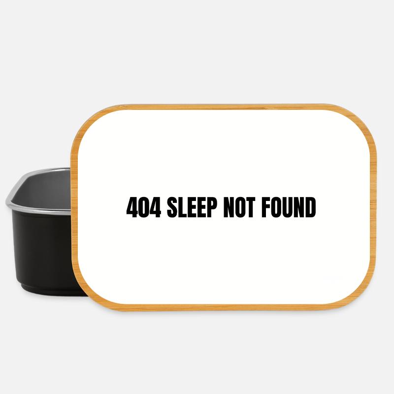 404 Sleep Not Found - Lunch Box - black