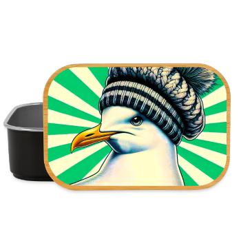Möwe - Lunch Box - Schwarz - Vorne