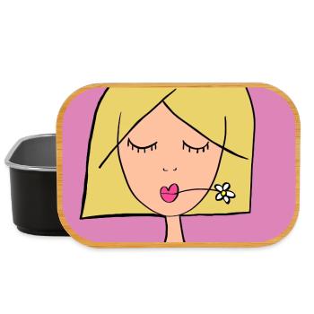blonde - Lunch Box - black - Front