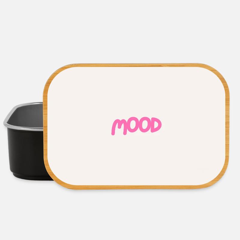 "MOOD" Grafik-T-Design - Lunch Box - Schwarz