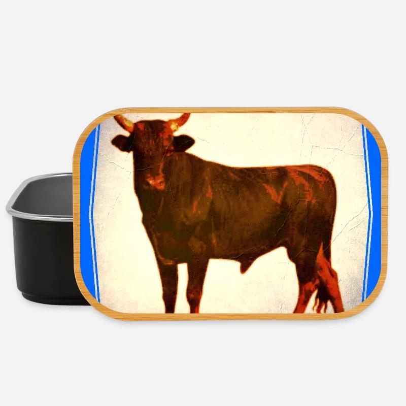 Stier - Lunch Box - Schwarz
