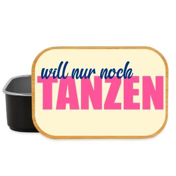 Leidenschaft Tanzen - Lunch Box - Schwarz - Vorne