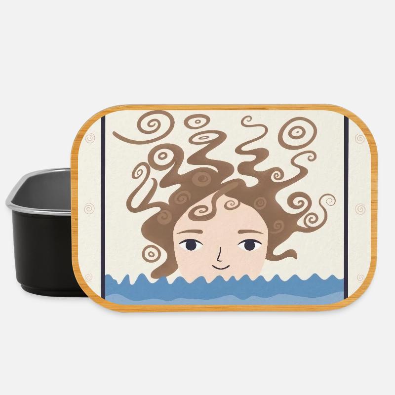 Meer der Ruhe und Gedanken - Lunch Box - Schwarz
