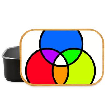 Venn diagram - Lunch Box - black - Front