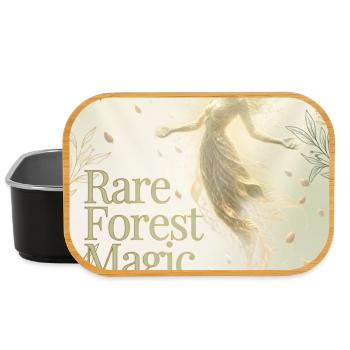 Rare Forest Magic - Lunch Box - black - Front
