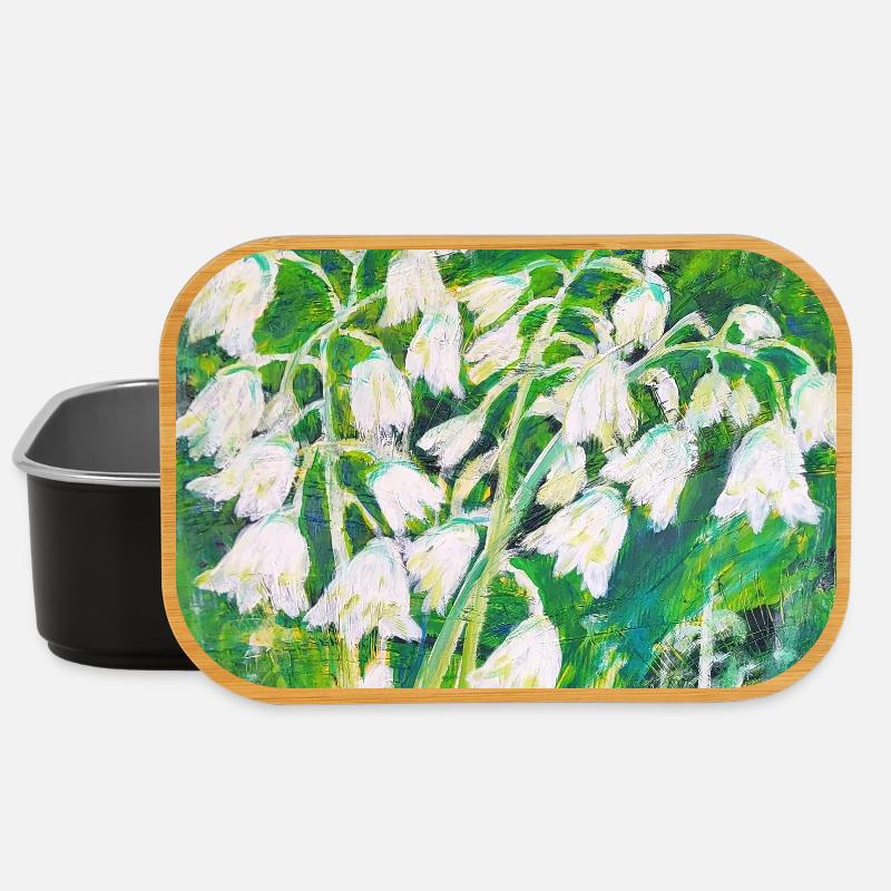 Muguet de style impressionniste - Boîte à goûter - noir
