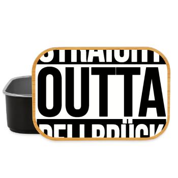 Straight Outta Dellbrück - Lunch Box - Schwarz - Vorne
