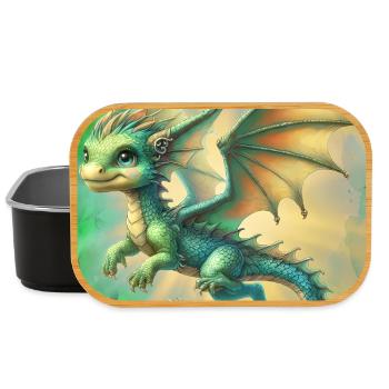dragon - Lunch Box - black - Front