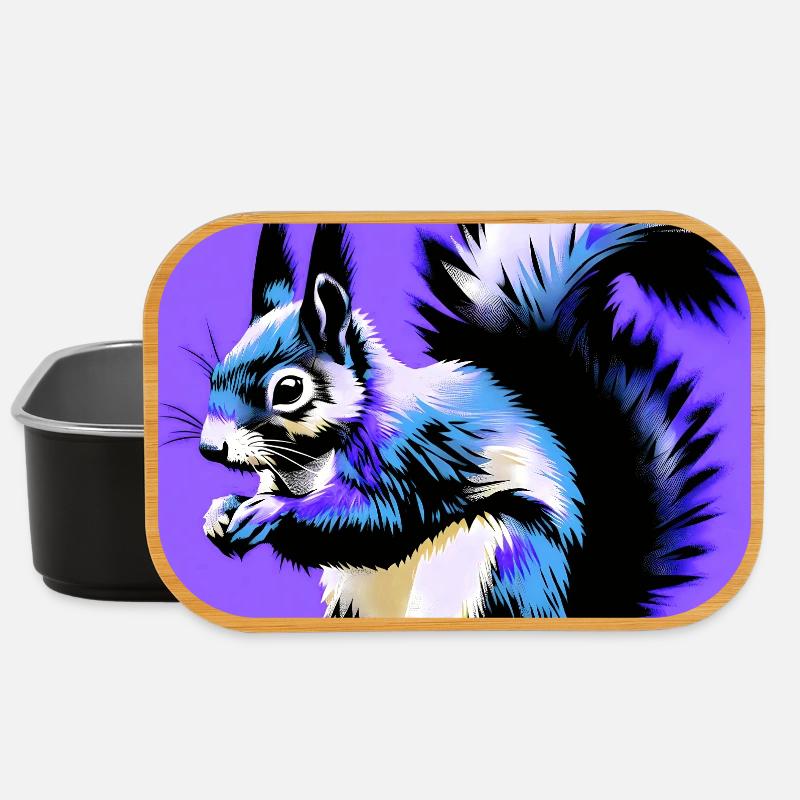squirrel - Lunch Box - black