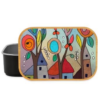 Elfendörfchen - Lunch Box - Schwarz - Vorne