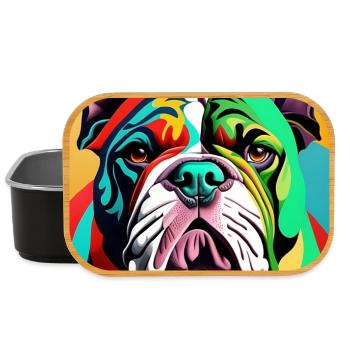 Bouledogue - Boîte à goûter - noir - Devant