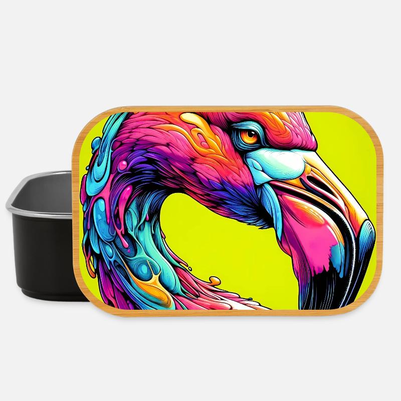 flamingo - Lunch Box - black