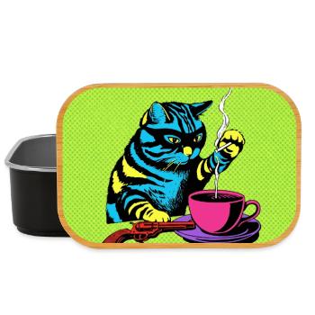 Breakfast Thug Morning Vice - Lunch Box - black - Front