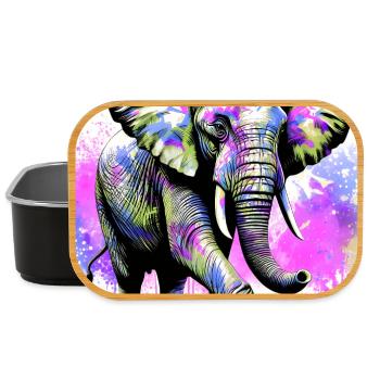 Elefant - Lunch Box - Schwarz - Vorne