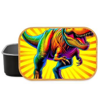 dinosaure - Boîte à goûter - noir - Devant