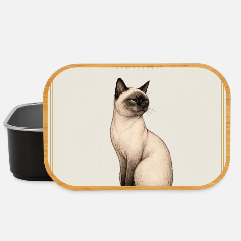 DISAPPOINTING Sarcastic Cat Design - Lunch Box - Schwarz