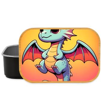 dragon - Lunch Box - black - Front