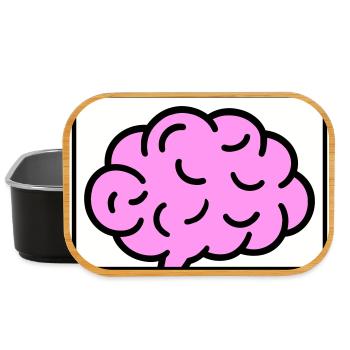 Professional Overthinker Lustig Grübeln Angst Logo - Lunch Box - Schwarz - Vorne