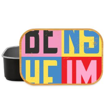 Bensheim Cities Design - Lunch Box - black - Front