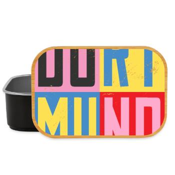 Dortmunder Städte Design - Lunch Box - Schwarz - Vorne