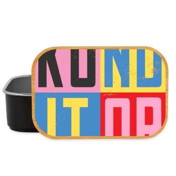 Pastry Chef Design - Lunch Box - black - Front