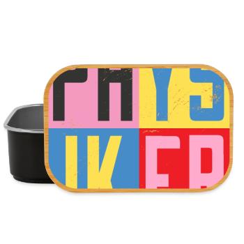 Physiker Design - Lunch Box - Schwarz - Vorne