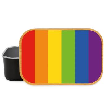 LGBT welcome Velkommen Danish Norwegian  - Lunch Box - black - Front