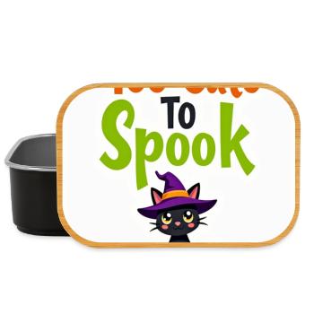 Zu süß, um Cat zu erschrecken - Lunch Box - Schwarz - Vorne
