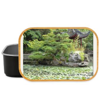 Asiatischer Gartensee Zen - Lunch Box - Schwarz - Vorne