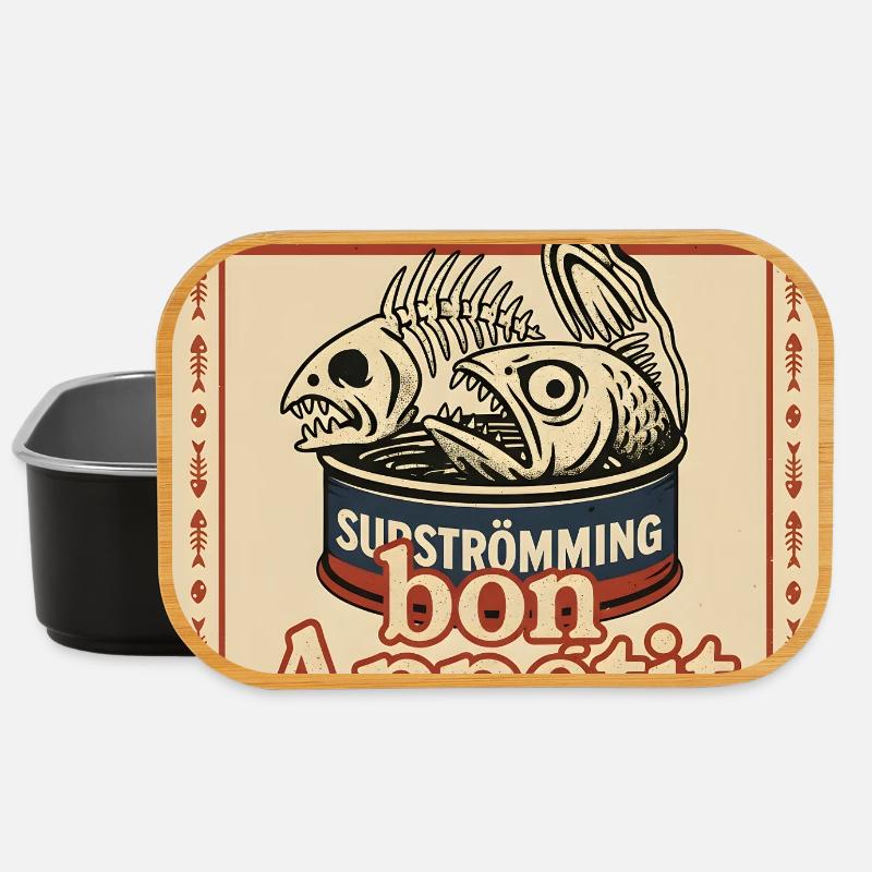 Surströmming Défi Audacieux - Boîte à goûter - noir