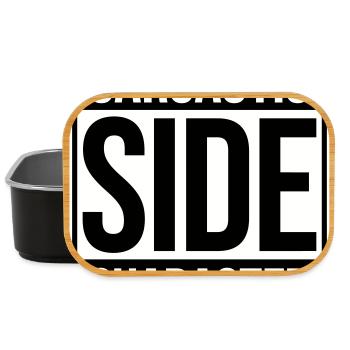 Sarcastic Side Character Funny Sarcastic Saying - Lunch Box - black - Front