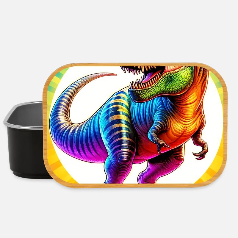 dinosaur - Lunch Box - black