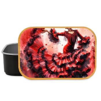 Flamenco Dancer's Passion - Lunch Box - black - Front
