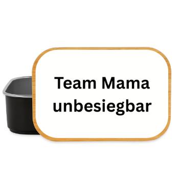 L’équipe Mama Invincible - Boîte à goûter - noir - Devant
