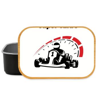 Super Turbo Kart Retro Speed - Lunch Box - black - Front