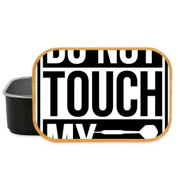 Do Not Touch My Darts Warning Darts Player Humor - Lunch Box - black - Front