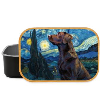 Labrador Retriever - Lunch Box - black - Front