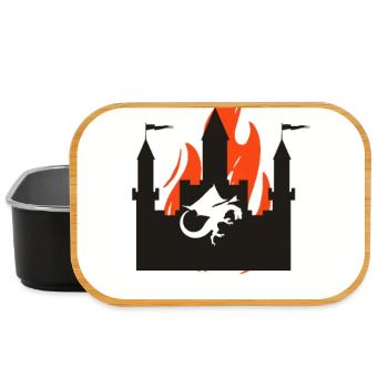 Brennende Drachenburg - Lunch Box - Schwarz - Vorne