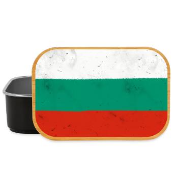 Drapeau de la Bulgarie - Boîte à goûter - noir - Devant