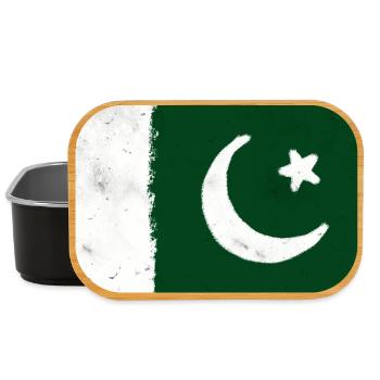 Flagge von Pakistan - Lunch Box - Schwarz - Vorne