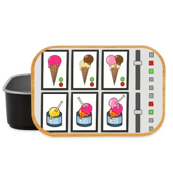 Eiscreme-Maschine - Lunch Box - black - Front