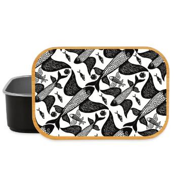 Labyrinth_der_Fische - Lunch Box - Schwarz - Vorne