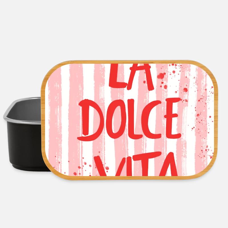 La Dolce Vita - das süße Leben - Lunch Box - Schwarz