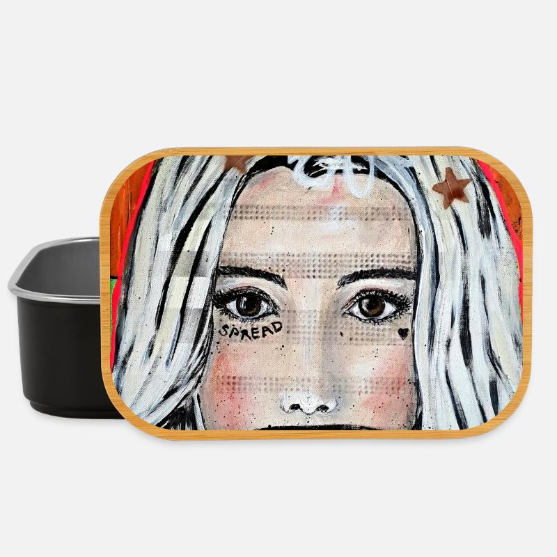 Spread LOVE - Lunch Box - Schwarz