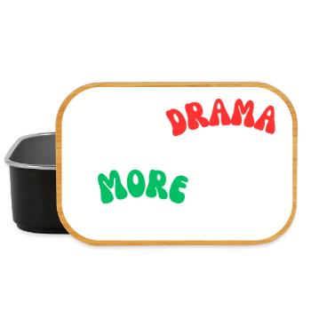 Citation positive sur la vie et le karma - Boîte à goûter - noir - Devant